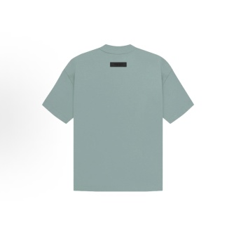 Essentials FW23 Essentials Shorts Smoke 纯色松紧直筒美式重磅 休闲短袖 男女同款 