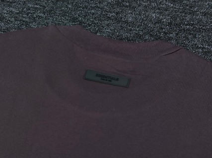 Essentials FW23 Essentials Shorts Smoke 纯色松紧直筒美式重磅 休闲短袖 男女同款 