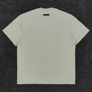 Essentials FW23 Essentials Shorts Smoke 纯色松紧直筒美式重磅 休闲短袖 男女同款 