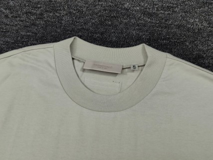 Essentials FW23 Essentials Shorts Smoke 纯色松紧直筒美式重磅 休闲短袖 男女同款 
