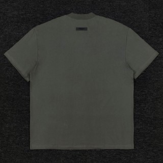 Essentials FW23 Essentials Shorts Smoke 纯色松紧直筒美式重磅 休闲短袖 男女同款 