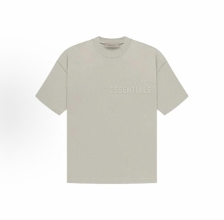 Essentials FW23 Essentials Shorts Smoke 纯色松紧直筒美式重磅 休闲短袖 男女同款 