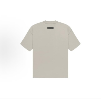 Essentials FW23 Essentials Shorts Smoke 纯色松紧直筒美式重磅 休闲短袖 男女同款 