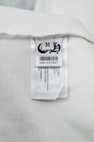 克罗心2026新款潮牌梵文马蹄贴布刺绣纯棉圆领宽松休闲短袖T恤男女