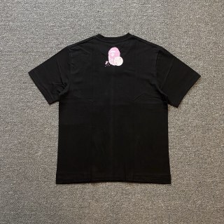 BAPE 樱花字母猿人头印花短袖T恤