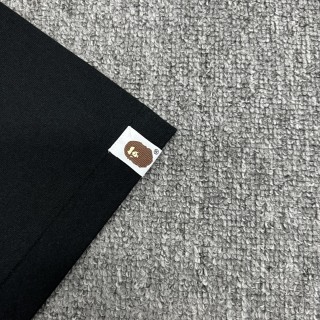BAPE 彩色字母猿人头印花短袖T恤