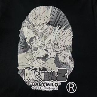  BAPE X Dragon Ball Ｚ Big Ape Head 联名卡通猿人头印花短袖