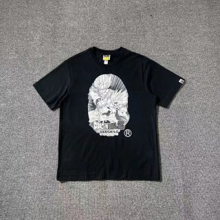  BAPE X Dragon Ball Ｚ Big Ape Head 联名卡通猿人头印花短袖