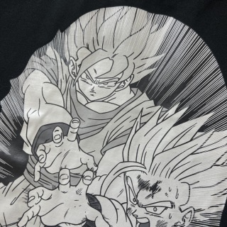 BAPE X Dragon Ball Ｚ Big Ape Head 联名卡通猿人头印花短袖