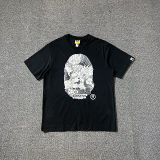 BAPE X Dragon Ball Ｚ Big Ape Head 联名卡通猿人头印花短袖