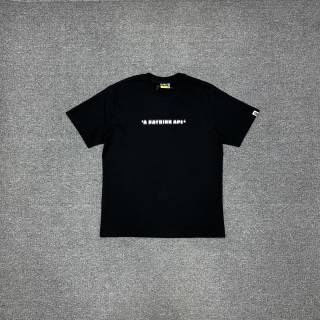 BAPE 像素字母印花图案短袖T恤 