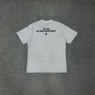 BAPE 像素字母印花图案短袖T恤 