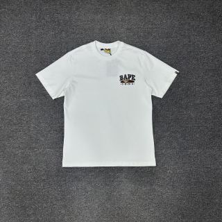 BAPE 重返高校系列 手绘图案短袖T恤