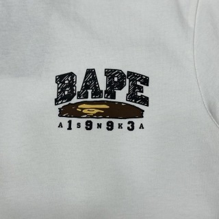 BAPE 重返高校系列 手绘图案短袖T恤