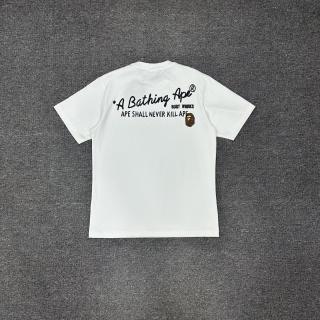 BAPE 重返高校系列 手绘图案短袖T恤