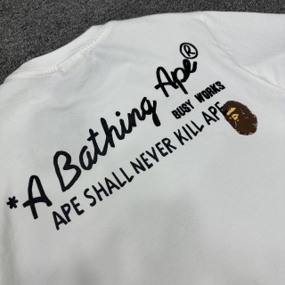 BAPE 重返高校系列 手绘图案短袖T恤