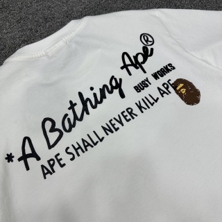 BAPE 重返高校系列 手绘图案短袖T恤