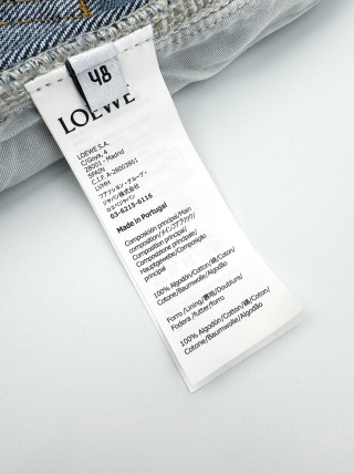 Loewe Anagram单宁牛仔裤