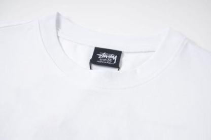 stussy 斯图西 美式潮牌宽松版型短袖t恤系列 SS24 THERMAL STOCK TEE 夏季系列 Logo徽标印花罗纹领口