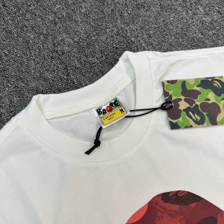 BAPE x CLOT 联名款 SS25 胸前迷彩图案圆领短袖陈冠希同款