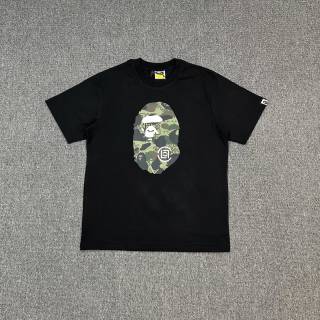 BAPE x CLOT 联名款 SS25 胸前迷彩图案圆领短袖陈冠希同款