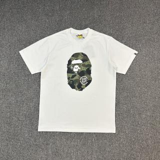 BAPE x CLOT 联名款 SS25 胸前迷彩图案圆领短袖陈冠希同款