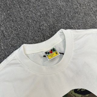 BAPE x CLOT 联名款 SS25 胸前迷彩图案圆领短袖陈冠希同款
