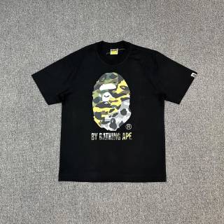 BAPE SS25 1ST CAMO系列 混合颜色猿人印花圆领短袖
