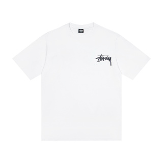 Stussy  斯图西 Livin Large Tee 圆领河马印花短袖美式复古T恤 
