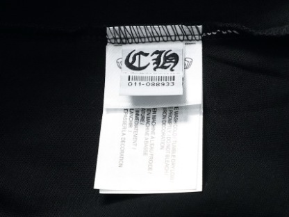 Chrome hearts ch克罗心马蹄十字架五金短袖t桖