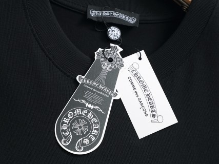 Chrome hearts ch克罗心马蹄十字架五金短袖t桖