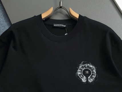 Chrome hearts ch克罗心马蹄十字架五金短袖t桖