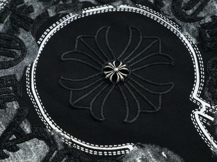 Chrome hearts ch克罗心马蹄十字架五金短袖t桖