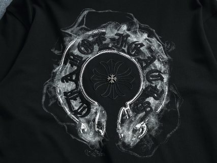 Chrome hearts ch克罗心马蹄十字架五金短袖t桖