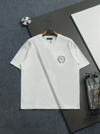 Chrome hearts ch克罗心马蹄十字架五金短袖t桖