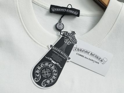 Chrome hearts ch克罗心马蹄十字架五金短袖t桖