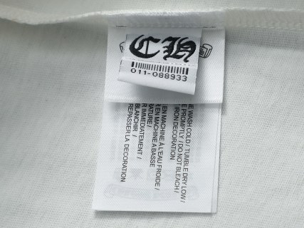 Chrome hearts ch克罗心马蹄十字架五金短袖t桖