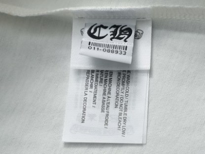 Chrome hearts ch克罗心马蹄十字架五金短袖t桖