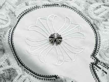 Chrome hearts ch克罗心马蹄十字架五金短袖t桖