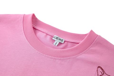 LOEWE罗意威刺绣小猫标识短袖