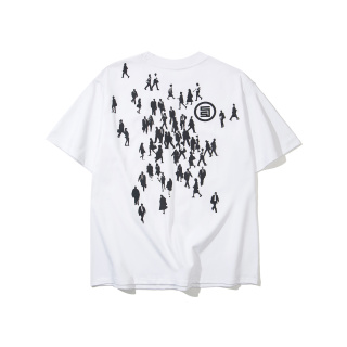 stussy 主题品牌宽松纯棉短袖T恤  