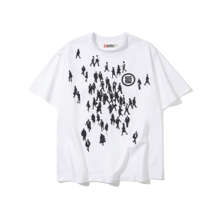 stussy 主题品牌宽松纯棉短袖T恤  