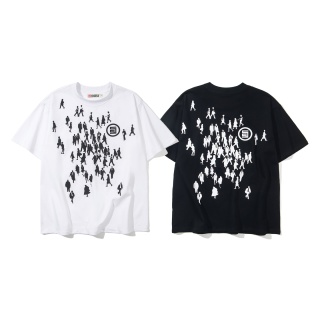 stussy 主题品牌宽松纯棉短袖T恤  