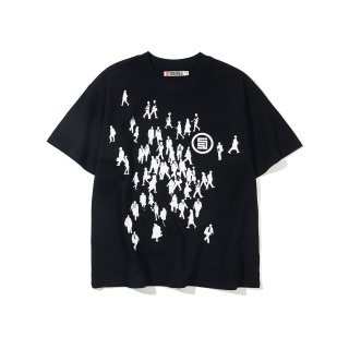 stussy 主题品牌宽松纯棉短袖T恤  