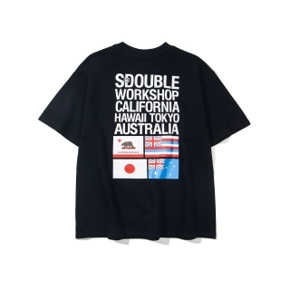 stussy 主题品牌宽松纯棉短袖T恤  