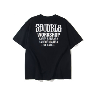 stussy 主题品牌宽松纯棉短袖T恤  