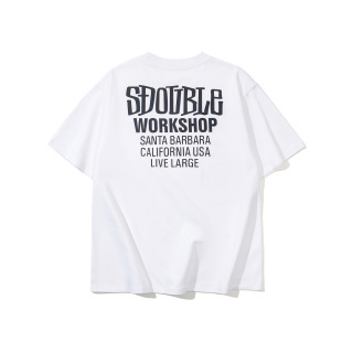 stussy 主题品牌宽松纯棉短袖T恤  