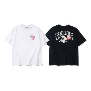 stussy 主题品牌宽松纯棉短袖T恤  