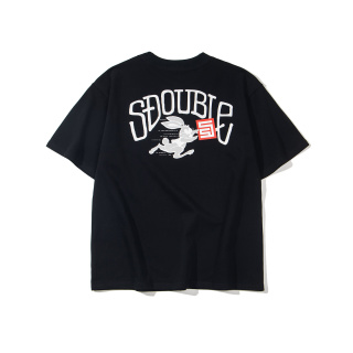 stussy 主题品牌宽松纯棉短袖T恤  