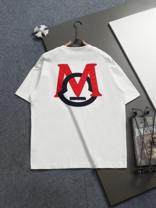 MONCLER  蒙口 红蓝交错字母刺绣